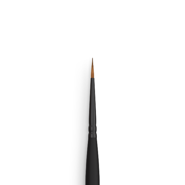 Round Synthetic Brush No. 0 - Detail