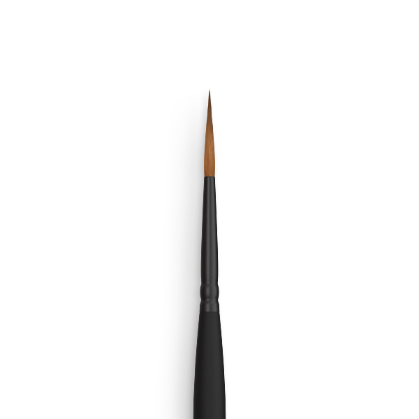 Round Synthetic Brush No. 3 - Detail