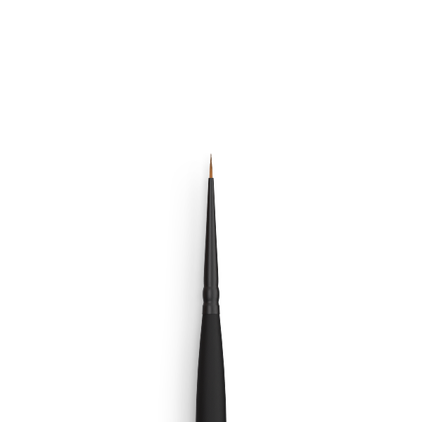 Round Synthetic Brush No. 5/0 - Detail
